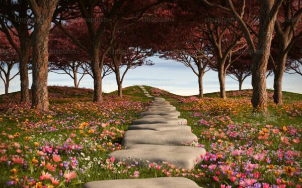 Ground Cover Between Stepping Stones and Pavers